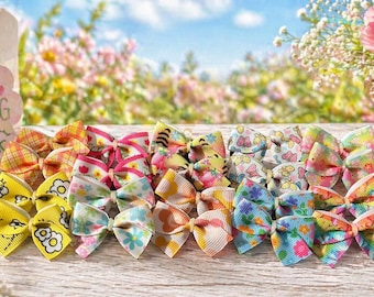 Spring Dog Bows