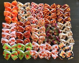 Fall Dog Bows