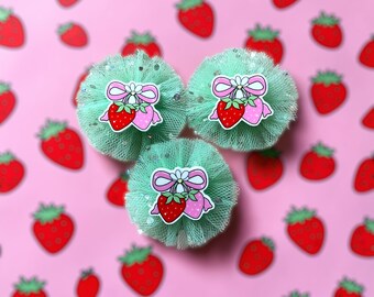 Erdbeer Tüll Schleifen
