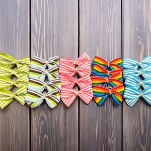 Stripe Variety Dog Bows