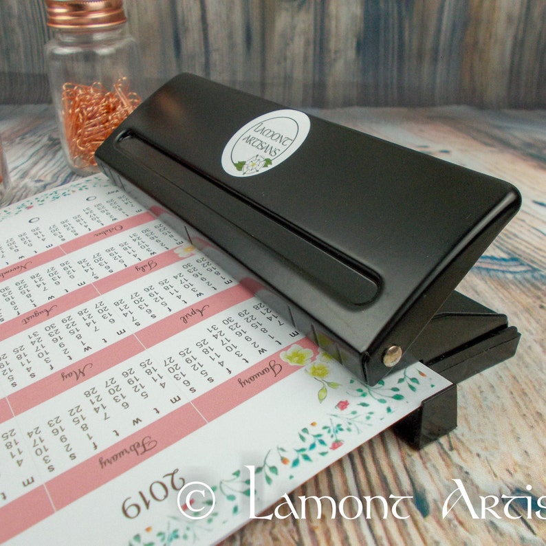 A5 6 Ring no Turn Paper Punch Etsy