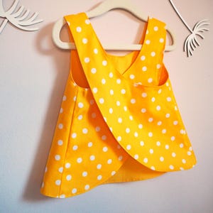 Swedish apron apron dress yellow