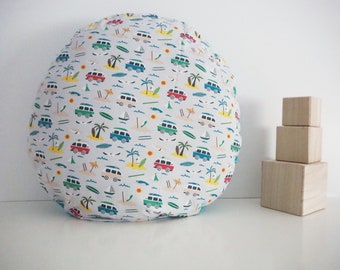Children's pillows with cars round