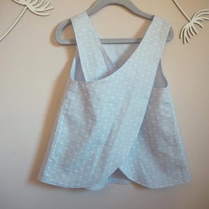 Swedish apron apron dress hearts tunic