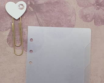 Personal* Dividers for Filofax Personal 5 pcs.