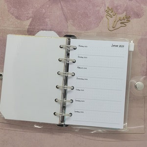 Pocket* Weekly Planner A01 Size Pocket