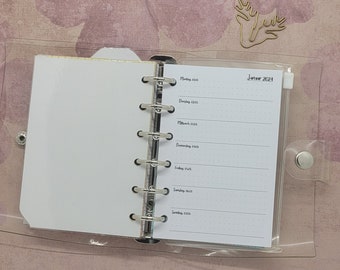 Pocket* weekly planner A01 size pocket