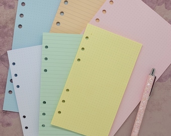 Inserciones A5* o Personales* I punteadas I rayadas I en blanco