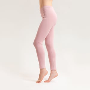 Leggings biologici rosati