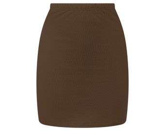 Organic skirt Snoba brown