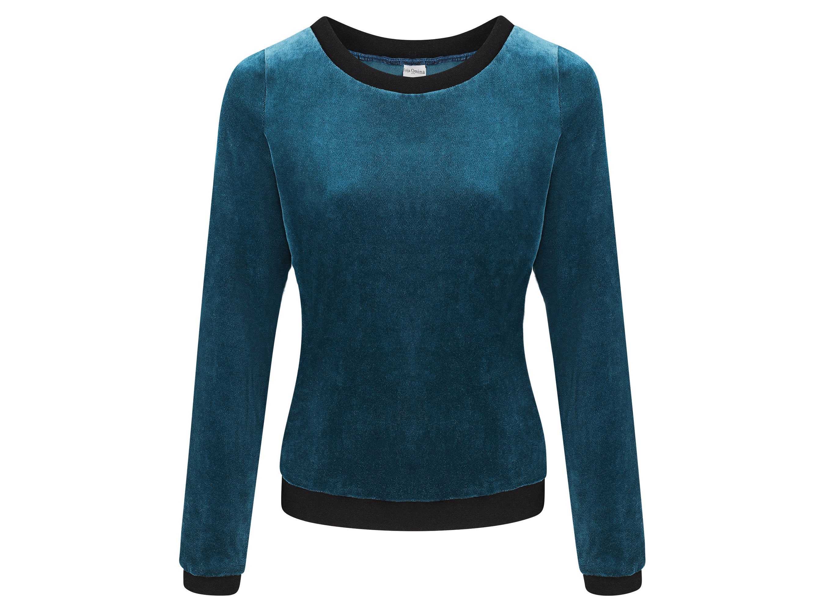 Blue Velour Sweater - Etsy