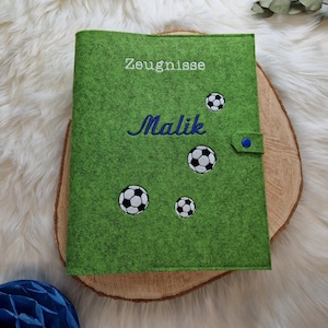 Zeugnismappe Fußball