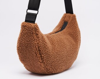 Moon Bag GINNY / Teddy brown