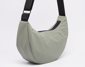 Moon Bag GINNY / grau-grün