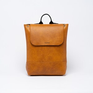 Rucksack AMY / cognac marmoriert Bild 3