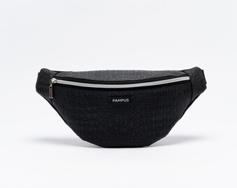SPECIAL EDITION - Belt bag CARRY / black croco