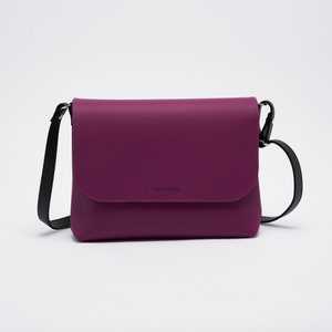 Umhängetasche RUBY klein / bordeauxviolett