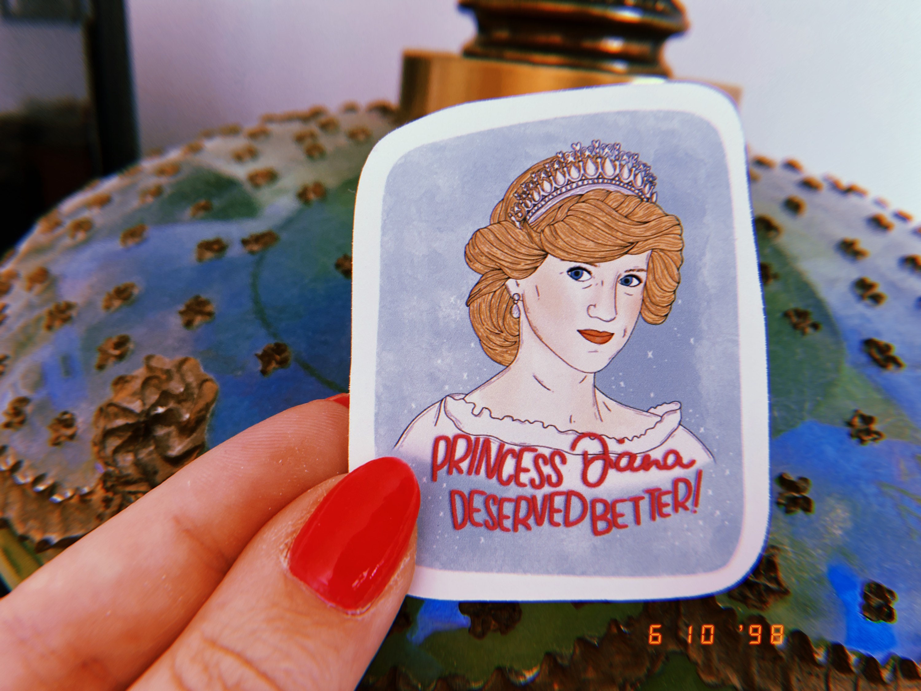 Diana Sticker Princess Diana Sticker - Etsy