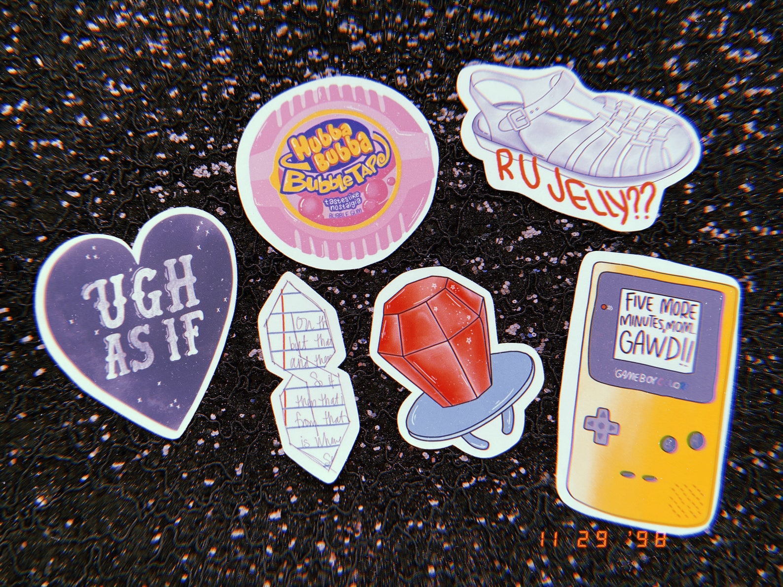 90s Kid Nostalgic Sticker Pack | Etsy
