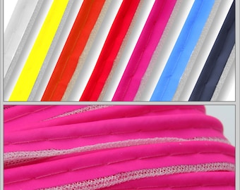1,29EUR/meter Reflective piping tape neon piping 8 mm by the meter edge tape