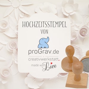 Hochzeitsstempel personalisiert persönlicher Stempel für Hochzeitspapeterie Art.No. HO-100014 Bild 4