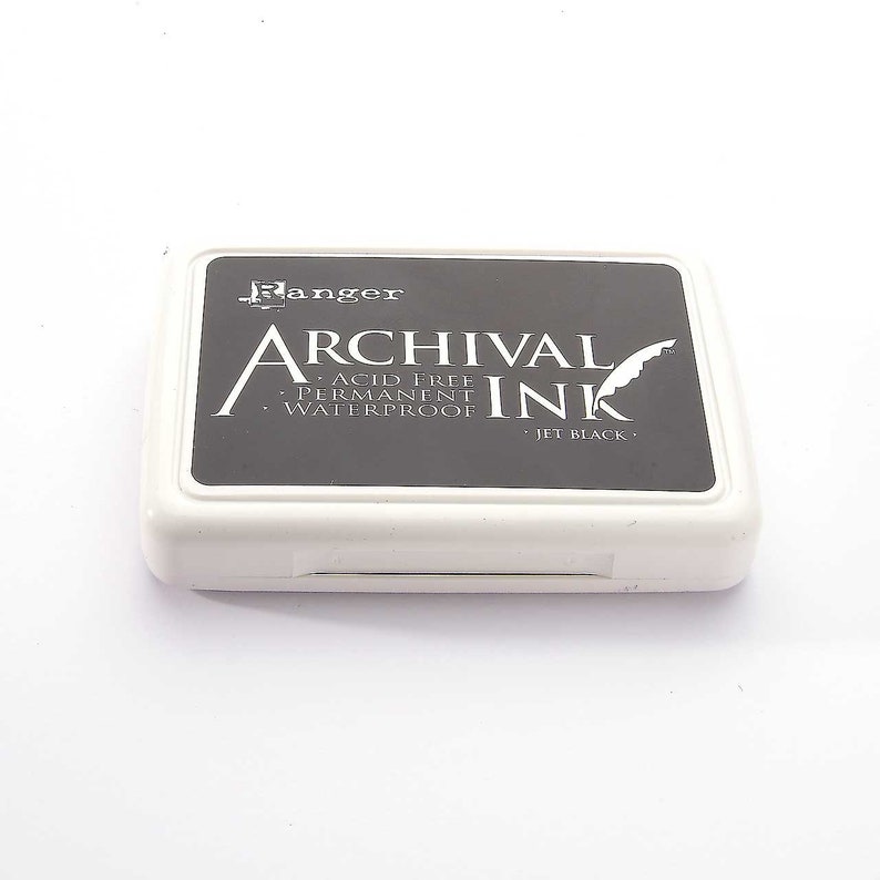 Ranger Archival Ink Stempelkissen Jet Black Schwarz Bild 2