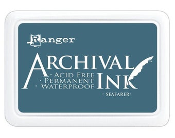 Ranger Archival Ink Stempelkissen - Seafarer · Meeresblau