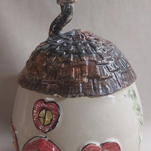 Large ceramic pot for onions or potatoes - made to order