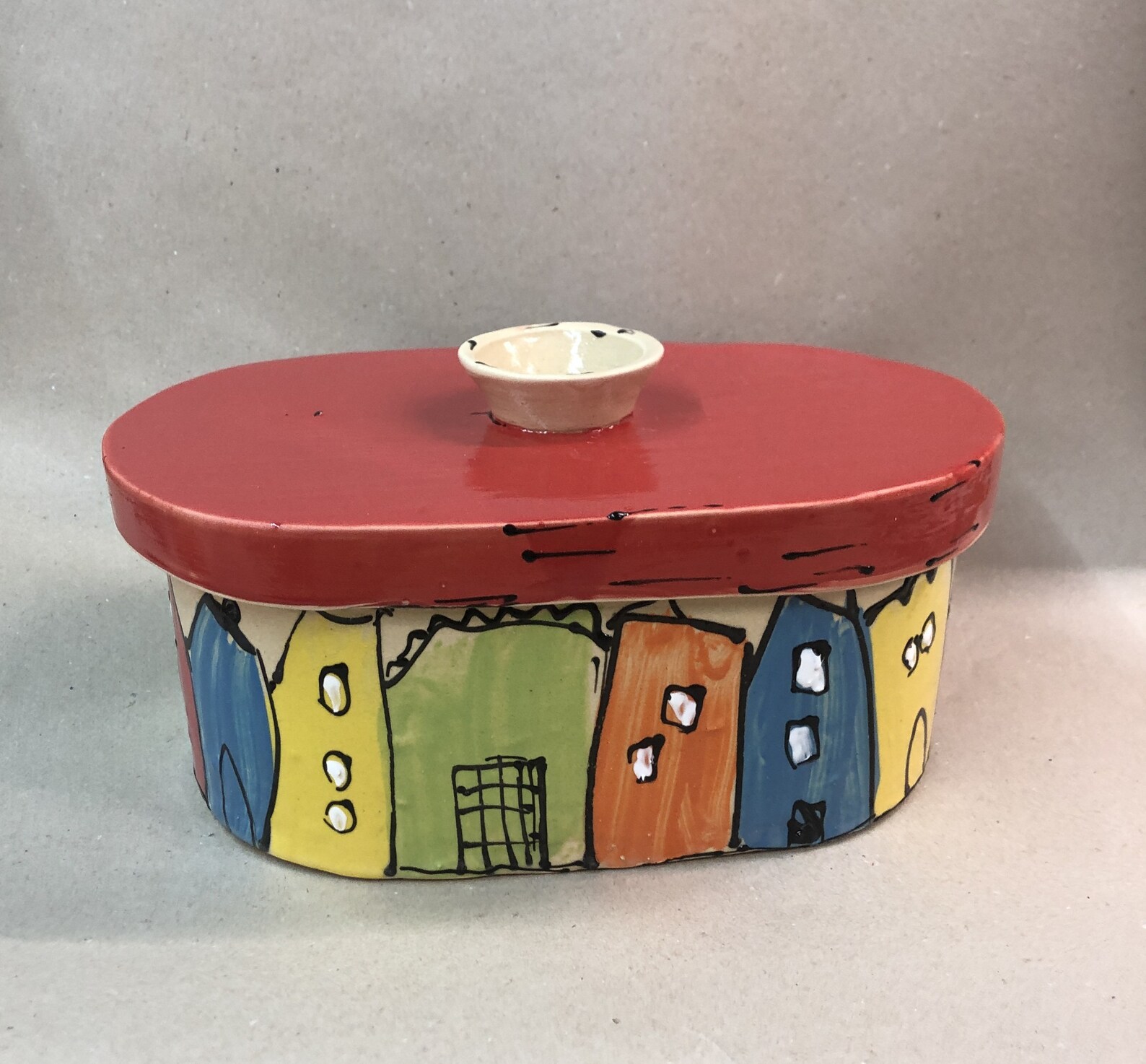 Kleiner ovaler Brottopf für Singles Brotkasten Brotdose | Etsy