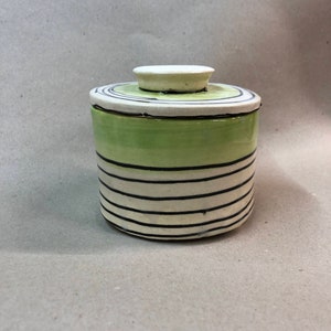 French water butter dish for 250g in blue or green image 9