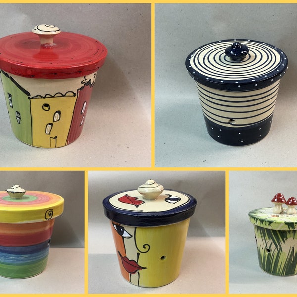 Ceramic Onion Jar Etsy