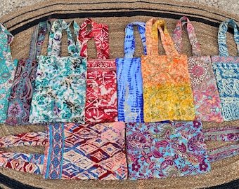 Lot 500 recycelte Sari Seide Geschenktüten, handgemachte Hochzeit Gunst Tasche