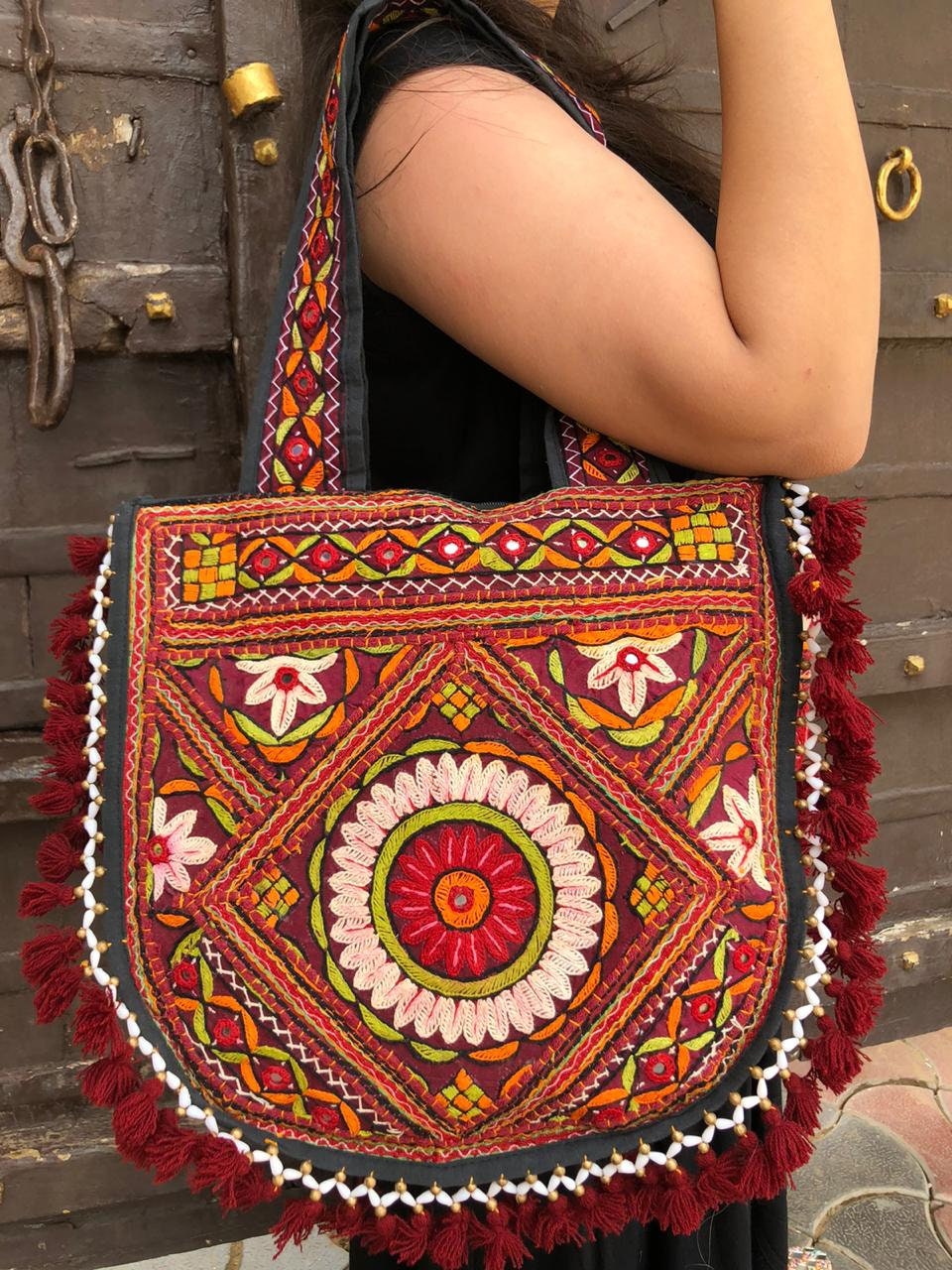 Rajasthani embroidery bags hotsell