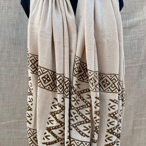 Hand Block Printed Cotton Shawl, Soft & Elegant Wrap, Hand Printed with Love, Handmade Shawl, Block Printed with Natural Dye Size 37x70 Inch