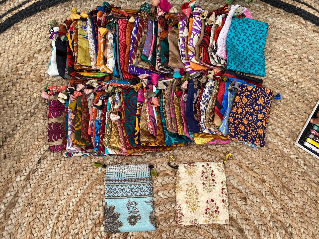 Silk pouches jewellery pouches gems stones pouches gifts Etsy