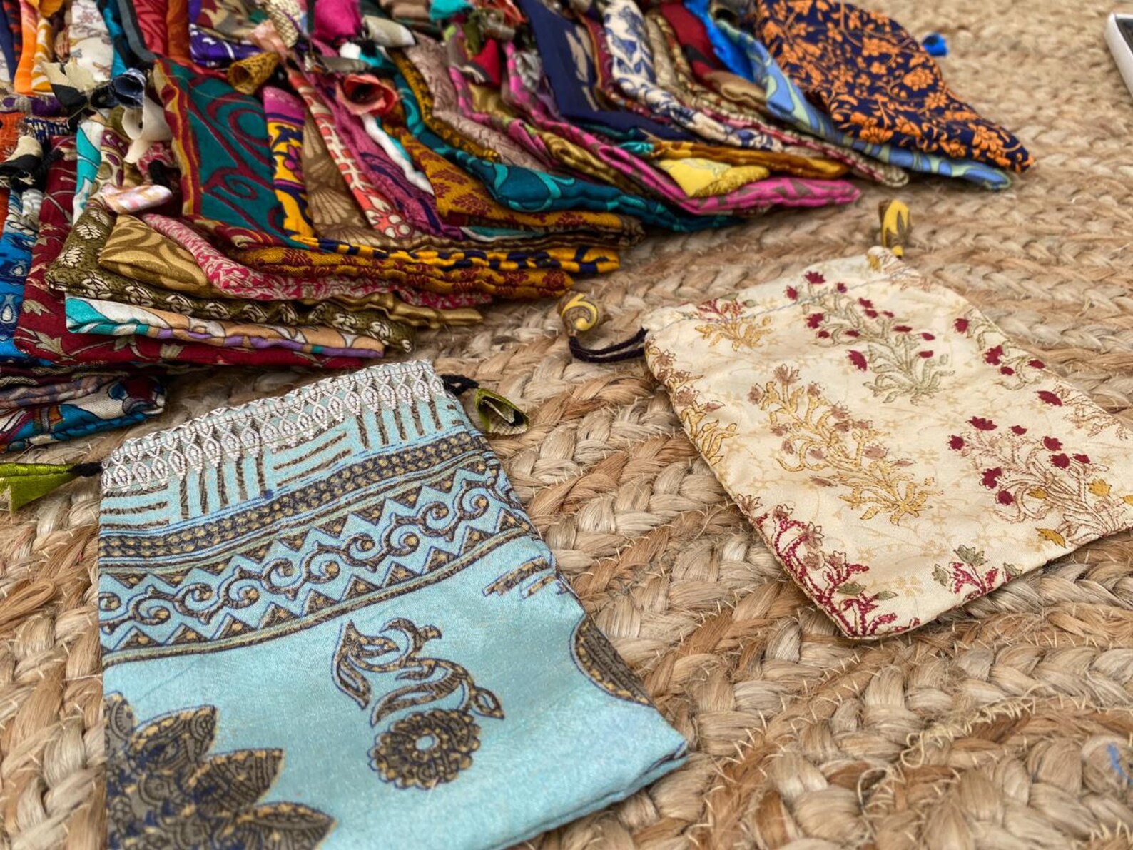 Silk pouches jewellery pouches gems stones pouches gifts Etsy