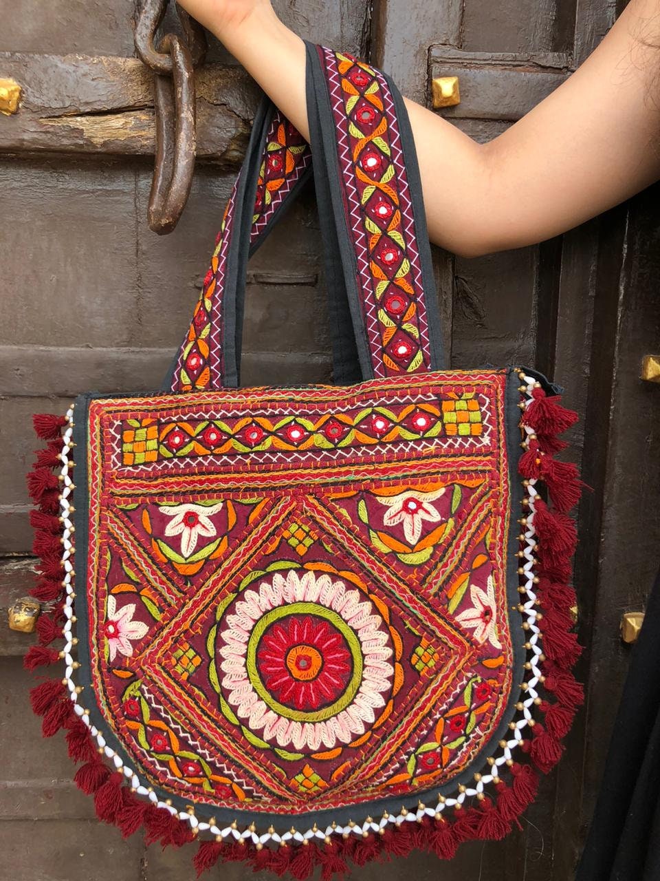 Buy Sontronix® Rajasthani, Gujarati Jaipuri Embrodery Clutch Bag Ladies &  Girls Stylish Latest Handbags Online at desertcartSouth Korea