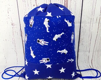 gymtas, rugzak, kinderen; Coole astronauten...