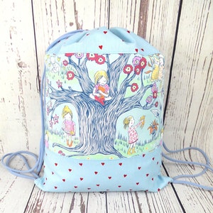Gym bag, backpack for children; cat love...