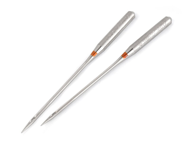 Machine needles Universal 80 Schmetz, sewing machine needles flat shank image 3