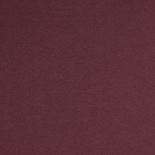 Wintersweat 15,96 EUR/m aubergine melange meliert, Stoff Meterware