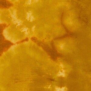 Mousseline 9,60 EUR/mètre batik ocre, tissus Jakob Swafing au mètre 50 cm