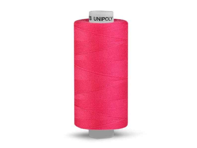 Nähgarn 0,004 EUR/m, aus Polyester, Unipoly, pink, Nähmaschinengarn Bild 1