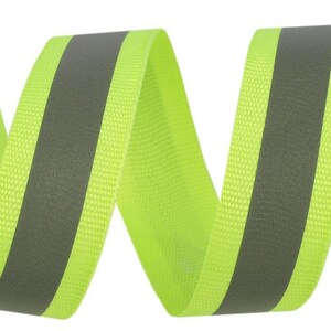 2 m reflecterende tape EUR 1,00/meter, reflecterende tape neon groen geel, breedte 20 mm, verkocht per meter