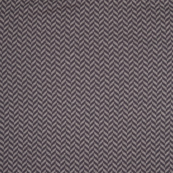45 cm Jacquard EUR/meter grey herringbone, Gunda Swafing, grey  mottled, small pattern, knitted fabric, fabric sold by the meter, remnant  bargain