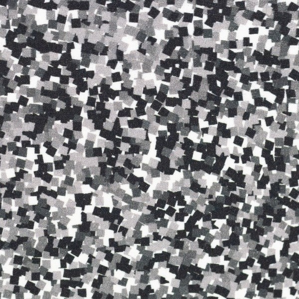 Viskosestoff 7,00 EUR/m Blusenstoff,  Swafing, Mosaik grau schwarz, weich fallender fließender Damenstoff Schnäppchen