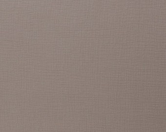 Muslin 9.60 EUR/meter double gauze diaper fabric dark beige, Jenke Swafing, fabric by the metre