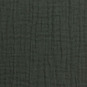 Muslin 9.60 EUR/meter double gauze diaper fabric dark grey, Jenke Swafing, fabric by the metre