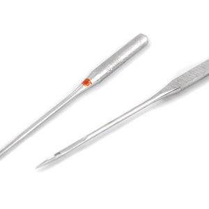 Machine needles Universal 80 Schmetz, sewing machine needles flat shank image 4