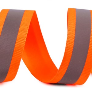 1,50 m Reflexband 1,00 EUR/m, Reflektorband orange Breite 20 mm, Meterware